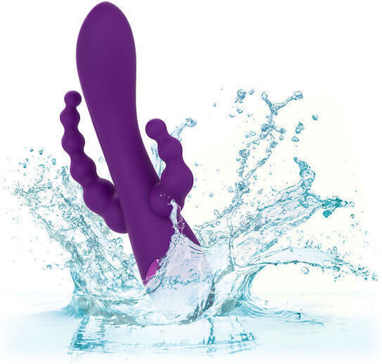 Calexotics Long Beach Bootylicious Vibrator Rabbit 11.5cm Purple