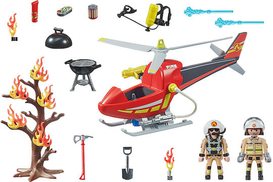 Playmobil City Action Fire Rescue Helicopter for 4-10 years old