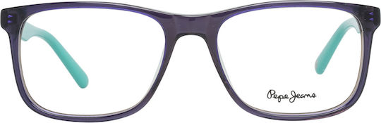 Pepe Jeans Kunststoff Brillenrahmen Blau PJ3314-C3