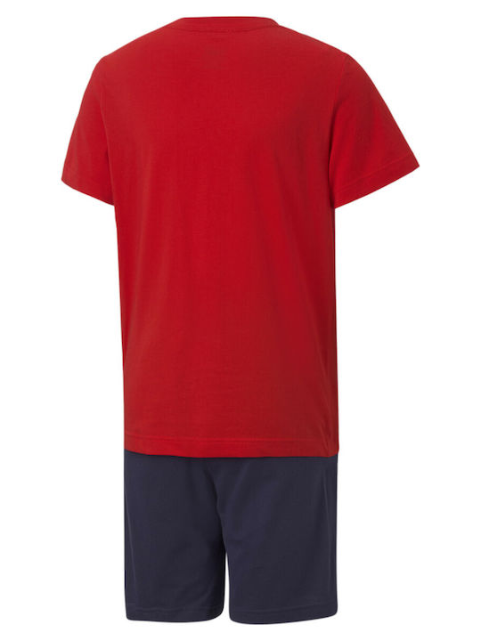 Puma Kids Set with Shorts Summer 2pcs Red