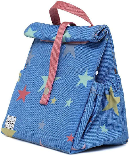 The Lunch Bags Σχολικό Ισοθερμικό Τσαντάκι Φαγητού Χειρός 5lt Πολύχρωμο 21x16x24cm Kids Stars