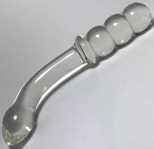 CyprusLoveShop Glass Dildo Glass Dildo Transparent 20cm