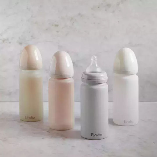 Elodie Details Glas Babyflasche Gegen Koliken Mit Silikon Sauger Für 0-6 Monate Grün Mineralgrün 250ml