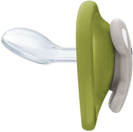 Nuk Space Orthodontic Pacifier Silicone with Case Always - Green for 6-18 months