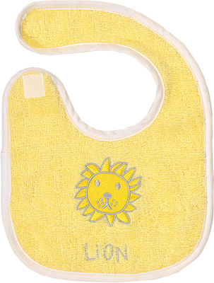 Miffy Σχ. Des.58 Bib from 100% Cotton with Hoop & Loop Fastener Yellow