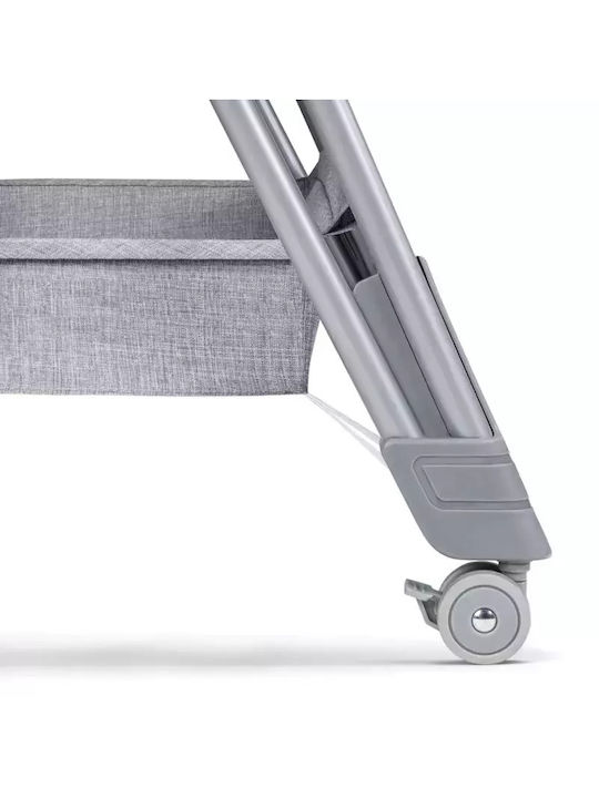 Lionelo Cradle Luna with Mattress and Wheels Beige Sand