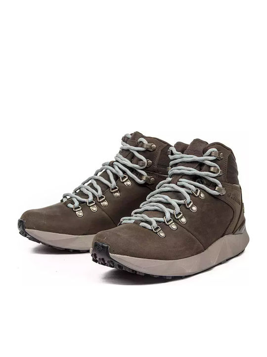 Columbia Facet Sierra OutDry Men's Hiking Boots Brown / Green Mottled