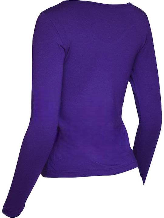 Women's Long Sleeve T-Shirt Purple