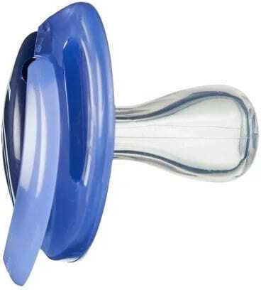 Tommee Tippee Night Time Orthodontic Pacifiers Silicone Night Whales for 0-6 months 2pcs