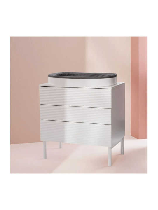 Sleepi Baby Dresser with 3 Drawers White 88x53.7x88.5cm