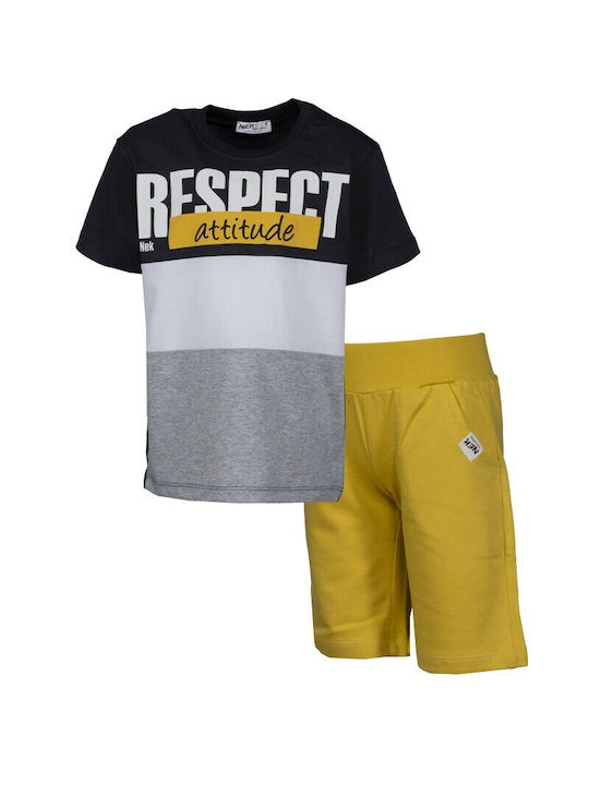 Nek Kids Wear Set pentru copii cu Șorturi Vara 2buc Multicolor