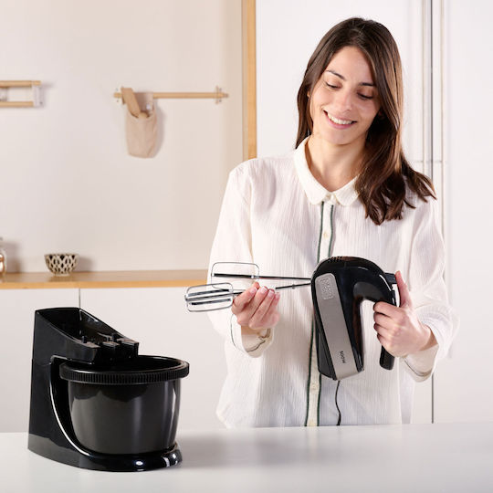 Black & Decker BXMXA500E Mixer with Plastic Container 2.5lt 500W Black