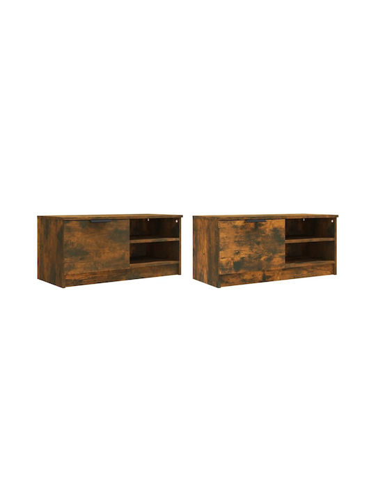 TV Stand Smoky Oak M80xD35xH36.5cm