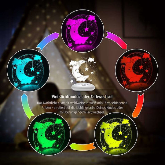 Reer Led Kids Decorative Lamp ColourLumy with Color Changes Gray