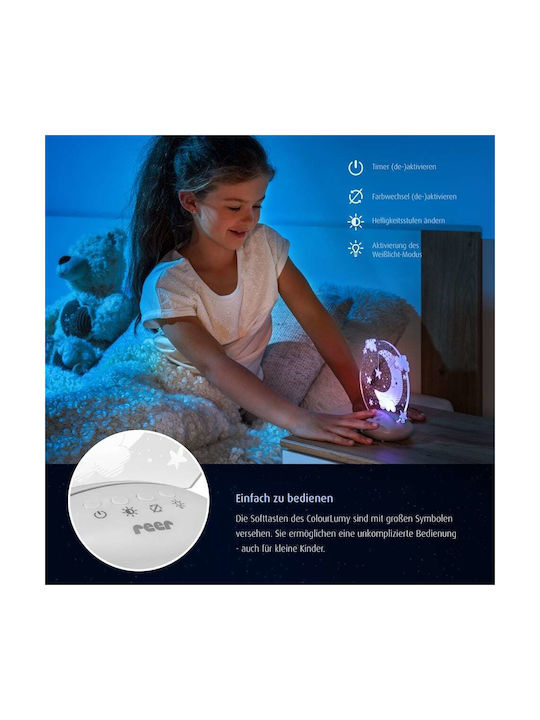 Reer Led Kids Decorative Lamp ColourLumy with Color Changes Gray