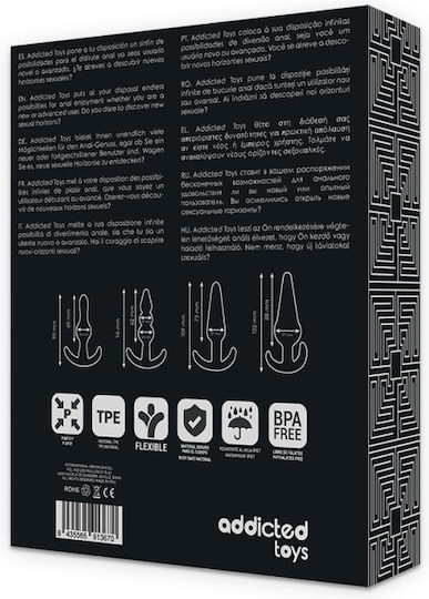 Addicted Toys Addicted Toys Anal Plug Set 4 pcs Black