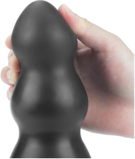 Lovetoy Anal Plug King Size mit Vibration Schwarz 20cm