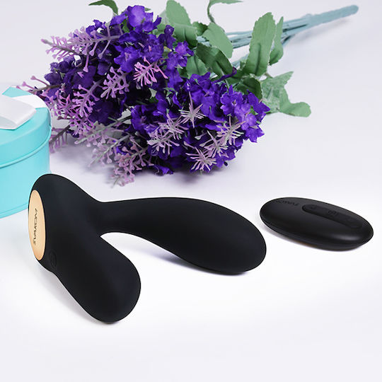 Svakom Vick Remote Controlled Prostate Vibrator Πρωκτικός Δονητής με Δυνατότητα Ασύρματης Λειτουργίας Black