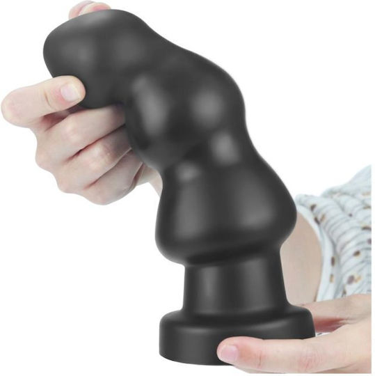 Lovetoy Anal Plug King Size mit Vibration Schwarz 20cm