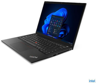 Lenovo ThinkPad T14s Gen 3 (Intel) 14" IPS (i7-2022/16GB/512GB SSD/W11 Pro) WWAN actualizabil la 4G Thunder Black (Tastatură GR)