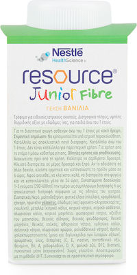 Nestle Resource Junior Fibre με Γεύση Βανίλια 200ml για 12+ μηνών