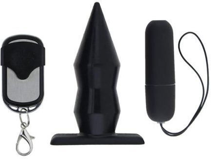 IntoYou Moove Into You Dop Anal cu Funcție Wireless și Vibrație Neagră