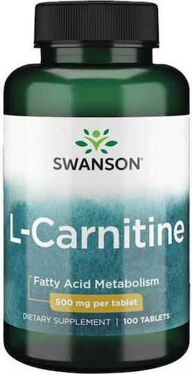 Swanson L-Carnitine 500mg 100 tabs