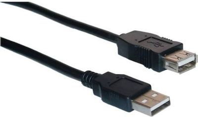 Powertech 5m USB 2.0 Cable A-Male to A-Female (CAB-U013)