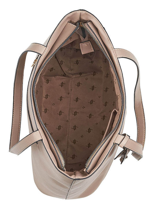Geantă de damă Shopper De umăr Taupe