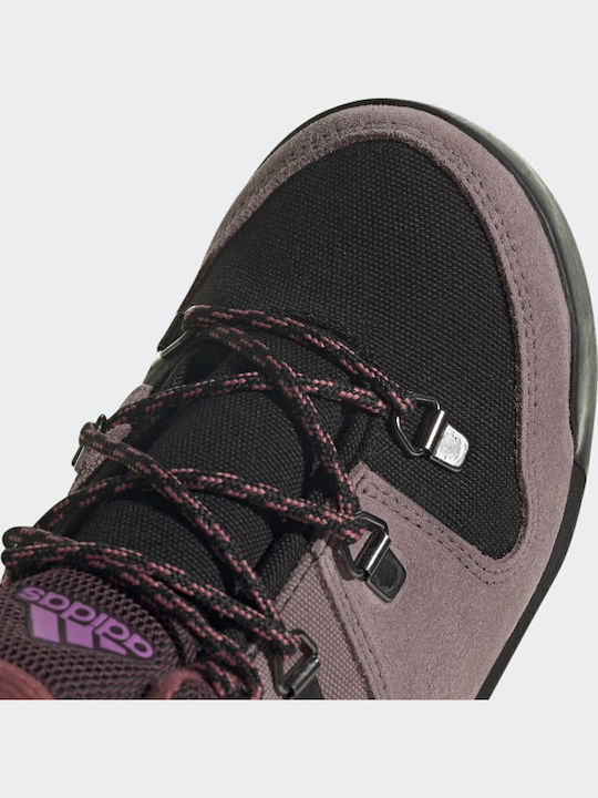 Παιδικά Μποτάκια Πεζοπορίας Terrex Climawarm Snowpitch Shadow Maroon / Purple / Pulse Lilac