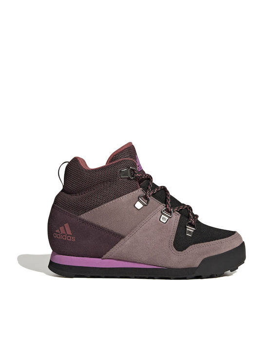 Παιδικά Μποτάκια Πεζοπορίας Terrex Climawarm Snowpitch Shadow Maroon / Purple / Pulse Lilac