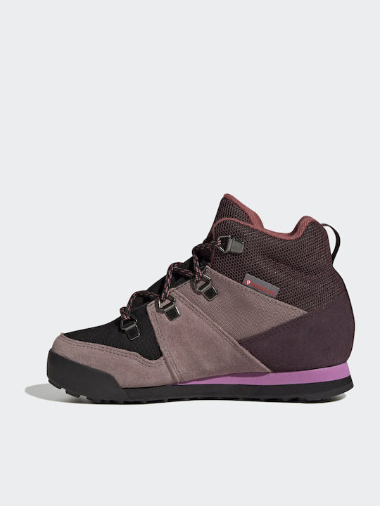 Παιδικά Μποτάκια Πεζοπορίας Terrex Climawarm Snowpitch Shadow Maroon / Purple / Pulse Lilac