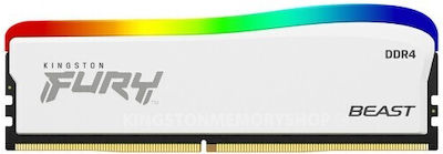 Kingston Fury Beast RGB 16GB DDR4 RAM με Ταχύτητα 3200 για Desktop