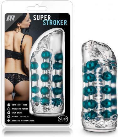 Blush M for Men Super Stroker Masturbator BL-84412 Clear