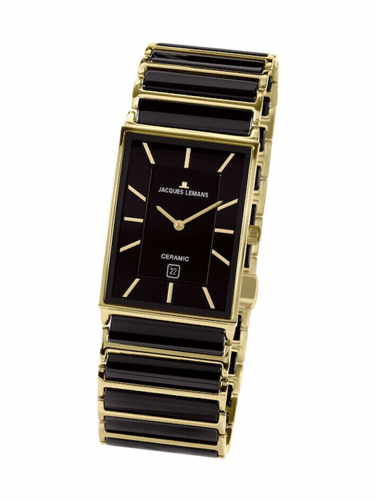 Jacques Lemans York Uhr Batterie mit Metallarmband Jacques Lemans York Uhr Batterie mit Metallarmband