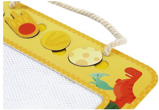 Mieredu Drawing Board Dinosaurs Πίνακας Γράψε - Σβήσε Διπλής Όψης 34.3x29.7εκ.