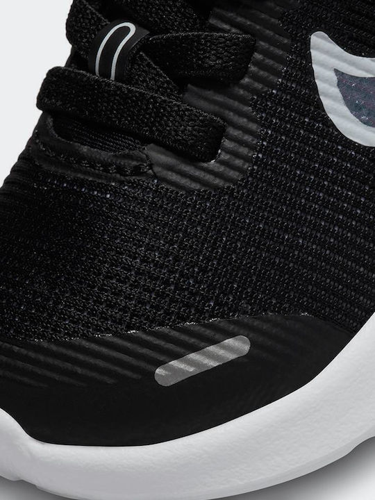 Downshifter Downshifter 12 Kids Sports Shoes Running with Hoop & Loop Closure Black / Dark Smoke Grey / White