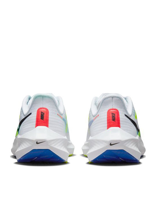 Pegasus Air Zoom Pegasus 39 Kids Sports Shoes Running with Laces White