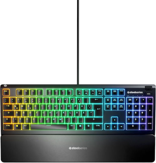 SteelSeries Apex 3 Gaming Tastatură cu iluminare RGB (Engleză US)