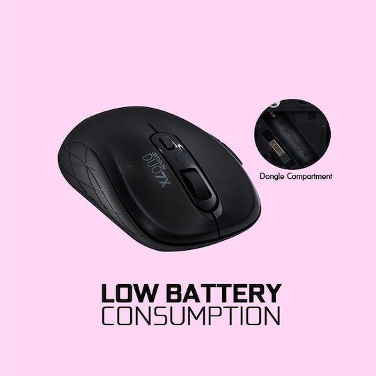 Alcatroz Duo 7X Wireless Bluetooth Mouse Negru