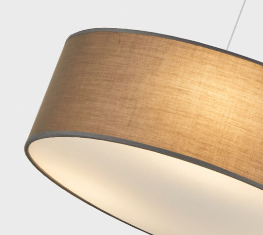 Home Lighting Ρυθμιζόμενο Κρεμαστό Φωτιστικό Καφέ με Ντουί E27 50x50x120εκ.