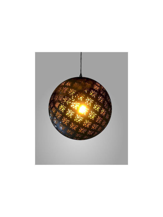 Geyer Pendant Light Single-Light Ball for Socket E27 Gold