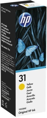HP 31 Original Cerneală Imprimantă InkJet Galben (1VU28AE)