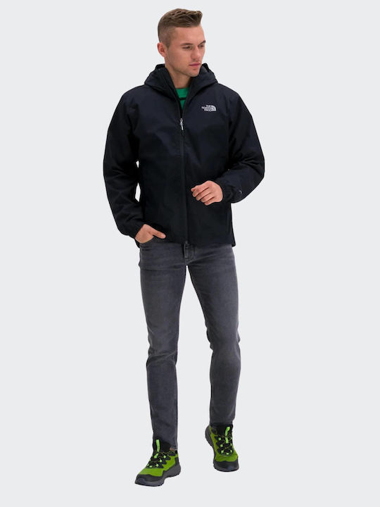 Quest Hooded Зимно Яке Водоустойчиво и Ветроустойчиво Черно Tnf
