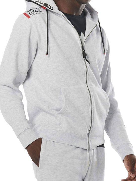 Gray Hoodie Cardigan
