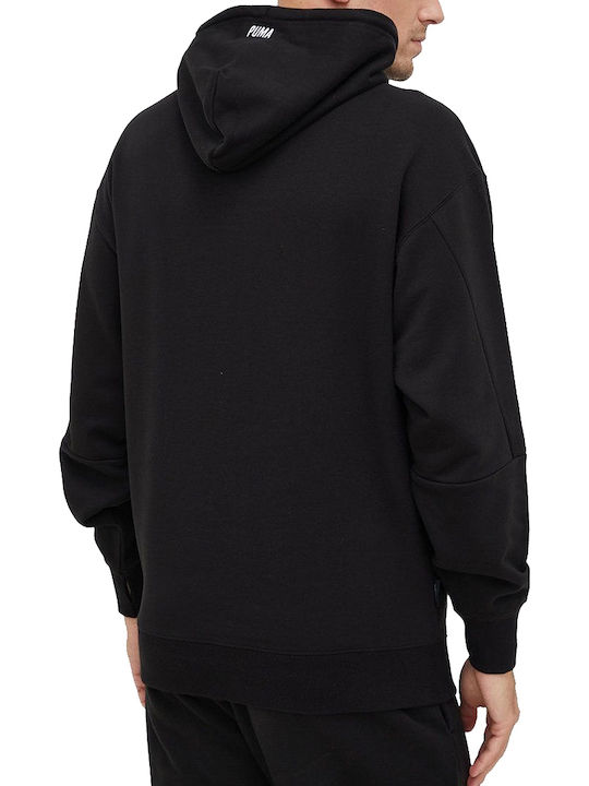 PUMA Black Hoodie Sweatshirt