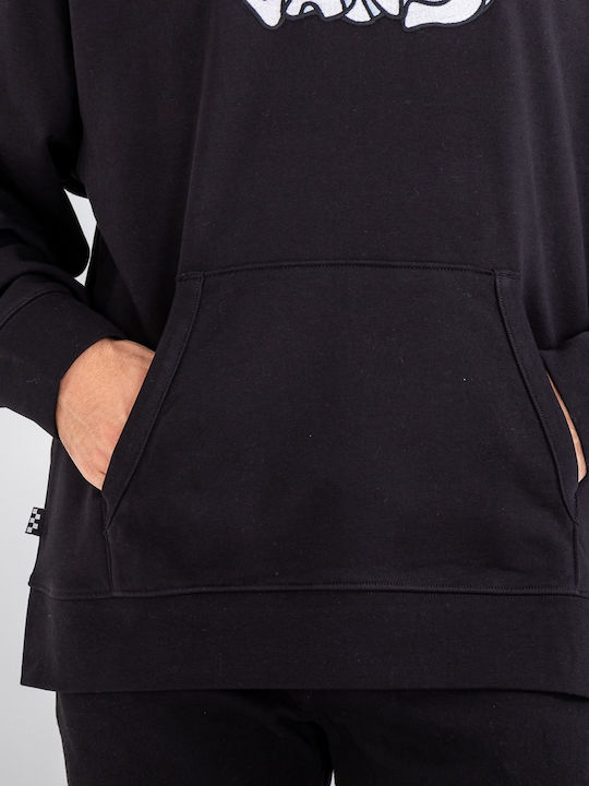 Sweatshirt mit Kapuze Schwarz