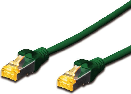 Digitus S/FTP Cat.6a (Gigabit) Мрежов Кабел Ethernet 3м Зелен