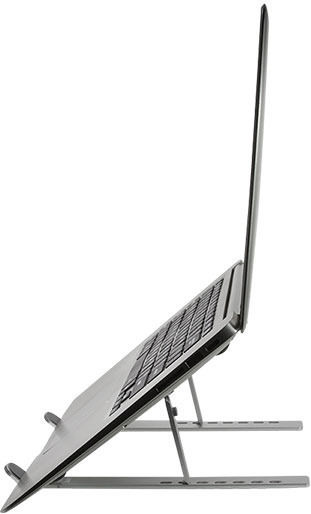LogiLink Βάση Στήριξης για Laptop έως 17" Ασημί (AA0134)