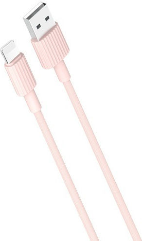 XO USB to Lightning Cable Ροζ 1m (NB156)